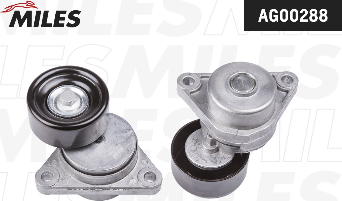 Натяжной ролик (натяжитель) приводного клинового зубчатого ремня Miles. Артикул AG00288
