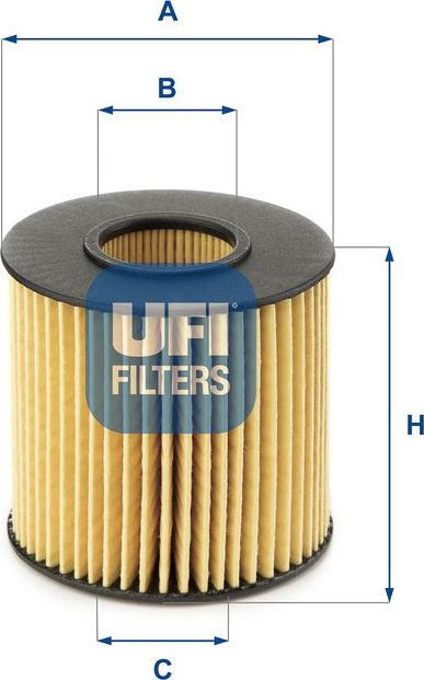 Масляный фильтр UFI. Артикул 25.196.00