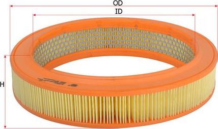 Воздушный фильтр Sakura для Audi 80 IV (B3) 1986-1991. Артикул A-6814