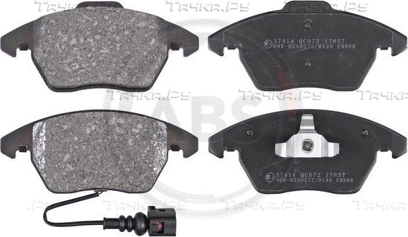 Тормозные колодки ABS передние для SEAT Ibiza IV 2008-2017. Артикул 37414