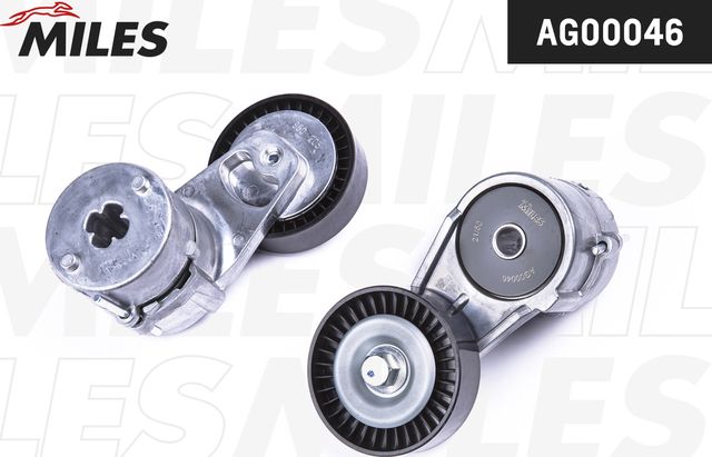 Натяжной ролик (натяжитель) приводного ремня Miles. Артикул AG00046