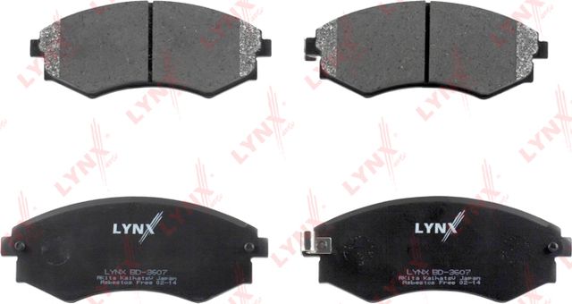 Тормозные колодки LYNXauto передние для Daewoo Korando 1999-2001. Артикул BD-3607