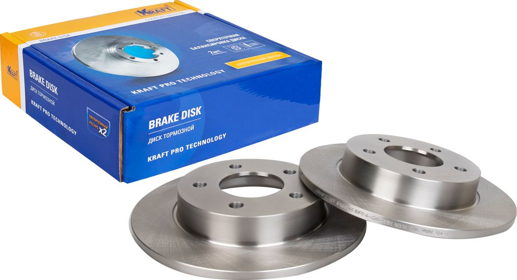 Диск тормозной FORD FOCUS/C-MAX 04- задн. (Kraft). Артикул KT016083