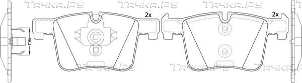 Тормозные колодки FIT. Артикул FP1561