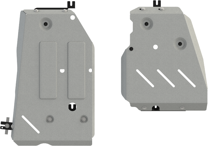 Защита алюминиевая Шериф (4 мм) для топливного бака Geely Monjaro 2023-2026. Артикул 28.5412