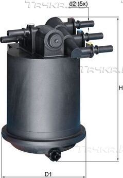 Топливный фильтр Mahle. Артикул KL 414