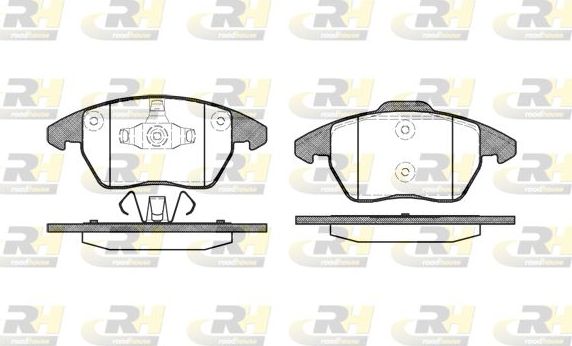 Тормозные колодки RoadHouse передние для Audi A1 I (8X) 2014-2018. Артикул 21030.10