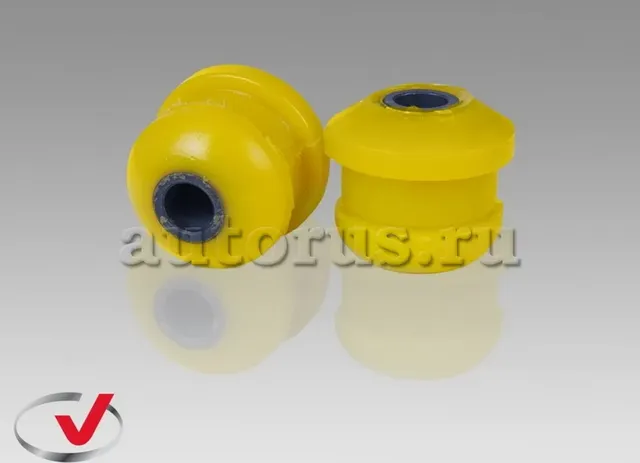 Сайлентблоки полиуретановые переднего шарнира FR, комплект (2шт) (Vtulka). Артикул 1706083