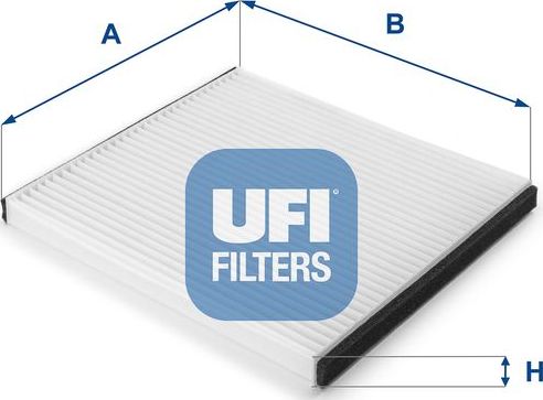 Салонный фильтр UFI. Артикул 53.050.00