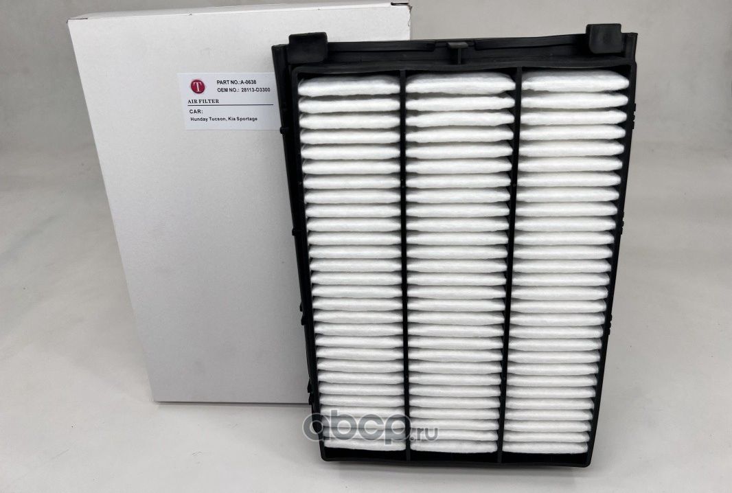 Фильтр воздушный (Trassavto). Артикул A0638