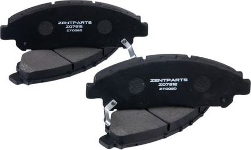 Тормозные колодки Zentparts. Артикул Z07812