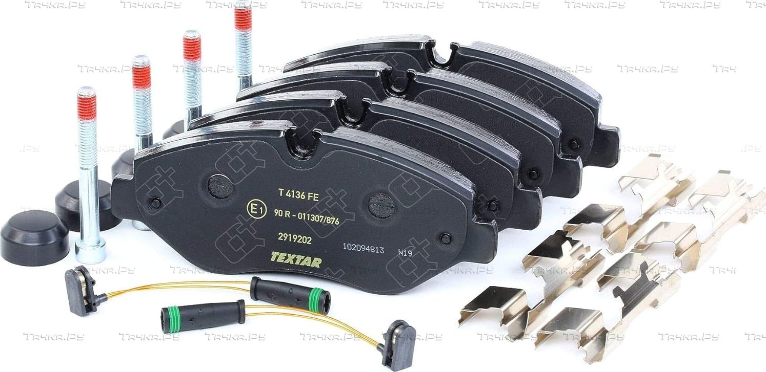 Тормозные колодки Textar Q+ передние для Mercedes-Benz V-Класс II 2014-2026. Артикул 2919202