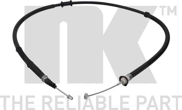 Трос ручника (тросик ручного тормоза) NK правый для Fiat Panda II 2004-2012. Артикул 9023182