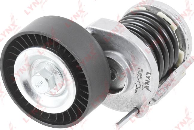Натяжной ролик (натяжитель) приводного клинового зубчатого ремня LYNXauto. Артикул PT-3148