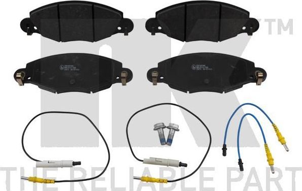 Тормозные колодки NK передние для Citroen C5 I 2001-2008. Артикул 221945