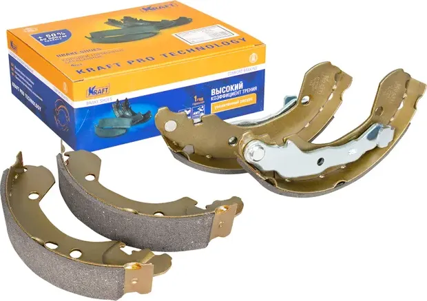 Колодки тормозные NISSAN/RENAULT MICRA/NOTE/MEGANE/MODUS 03- барабан. (Kraft). Артикул KT091548