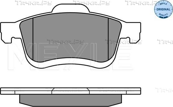 Тормозные колодки Meyle Original передние для Fiat Doblo I 2009-2015. Артикул 025 247 2720/W