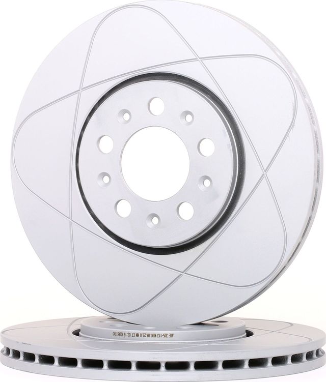 Тормозной диск ATE PowerDisc передний для Skoda Rapid I 2012-2019. Артикул 24.0325-0113.1