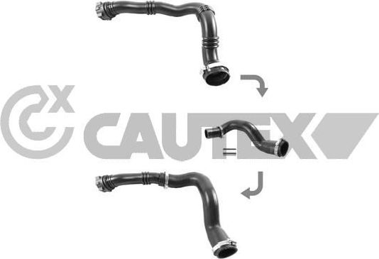 Патрубок интеркулера Cautex для Renault Laguna III 2007-2015. Артикул 764891