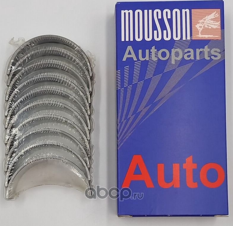 Вкладыши коленвала коренные 4 комплект (Mousson). Артикул SBRG4KJSTD