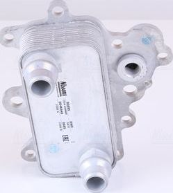 Радиатор масляный (маслоохладитель) для двигателя Nissens (алюминий). Артикул 90885