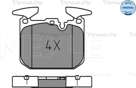Тормозные колодки Meyle Original передние для BMW i8 I 2014-2020. Артикул 025 250 2818