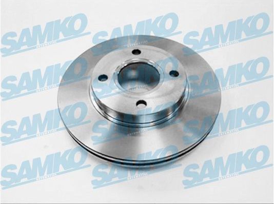 Тормозной диск Samko передний для Mazda 2 I (DY) 2003-2007. Артикул F1621V