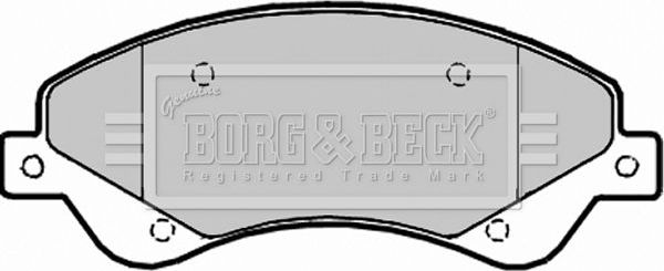 Тормозные колодки Borg & Beck. Артикул BBP1965