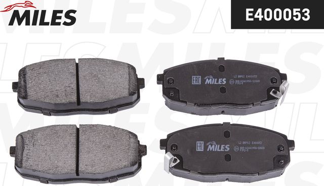 Тормозные колодки Miles (Low-Metallic) для Kia Ceed I 2006-2012. Артикул E400053