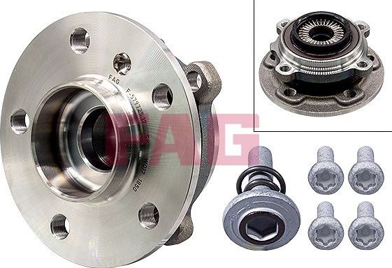 Ступица колеса с интегрированным подшипником (в сборе) Fag передняя для MINI Cabrio III (F57) 2014-2026. Артикул 713 6496 10