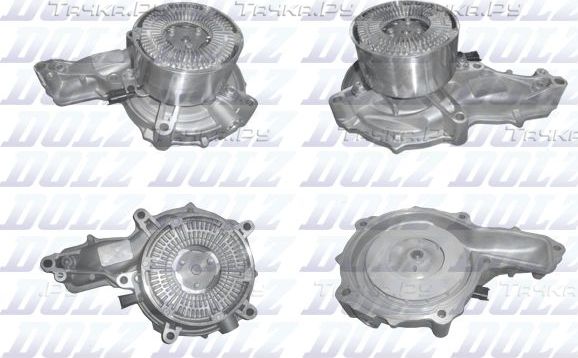 Помпа (водяной насос) Dolz для Volvo 9700 2009-2026. Артикул V503