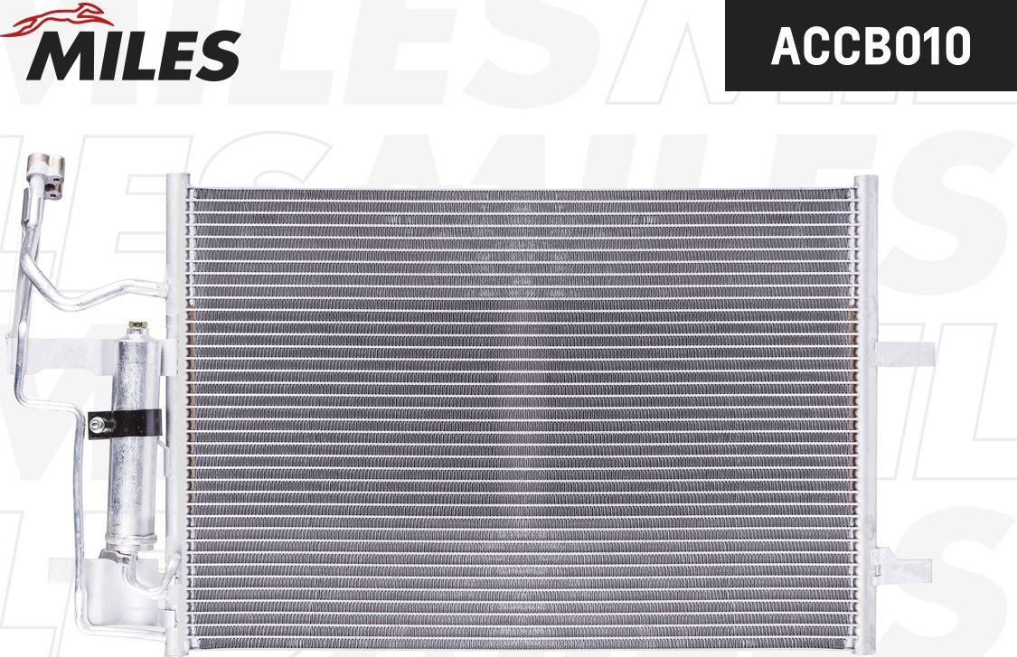 Радиатор кондиционера (конденсатор) Miles (алюминий). Артикул ACCB010