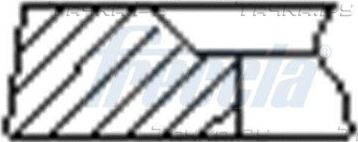 Поршневые кольца Freccia для Volkswagen Multivan T5 2003-2009. Артикул FR10-500900