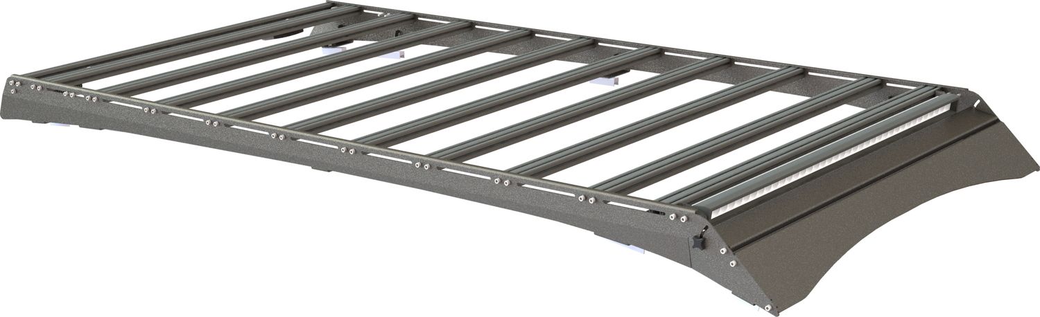 Экспедиционный багажник STC для Mitsubishi Pajero Sport III 2016-2026 Шторка дальний и задний свет. Артикул STC-MPS/16-TR1-L1L2