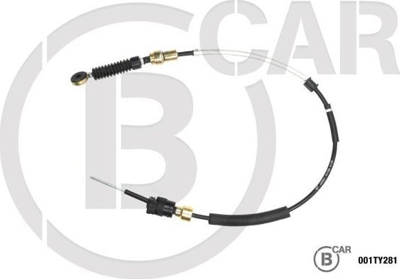 Трос переключения передач КПП B CAR для Toyota Corolla E120, E130 2004-2008. Артикул 001TY281