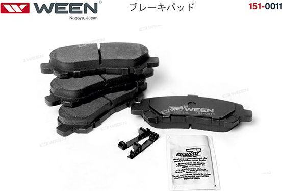 Тормозные колодки WEEN. Артикул 151-0011