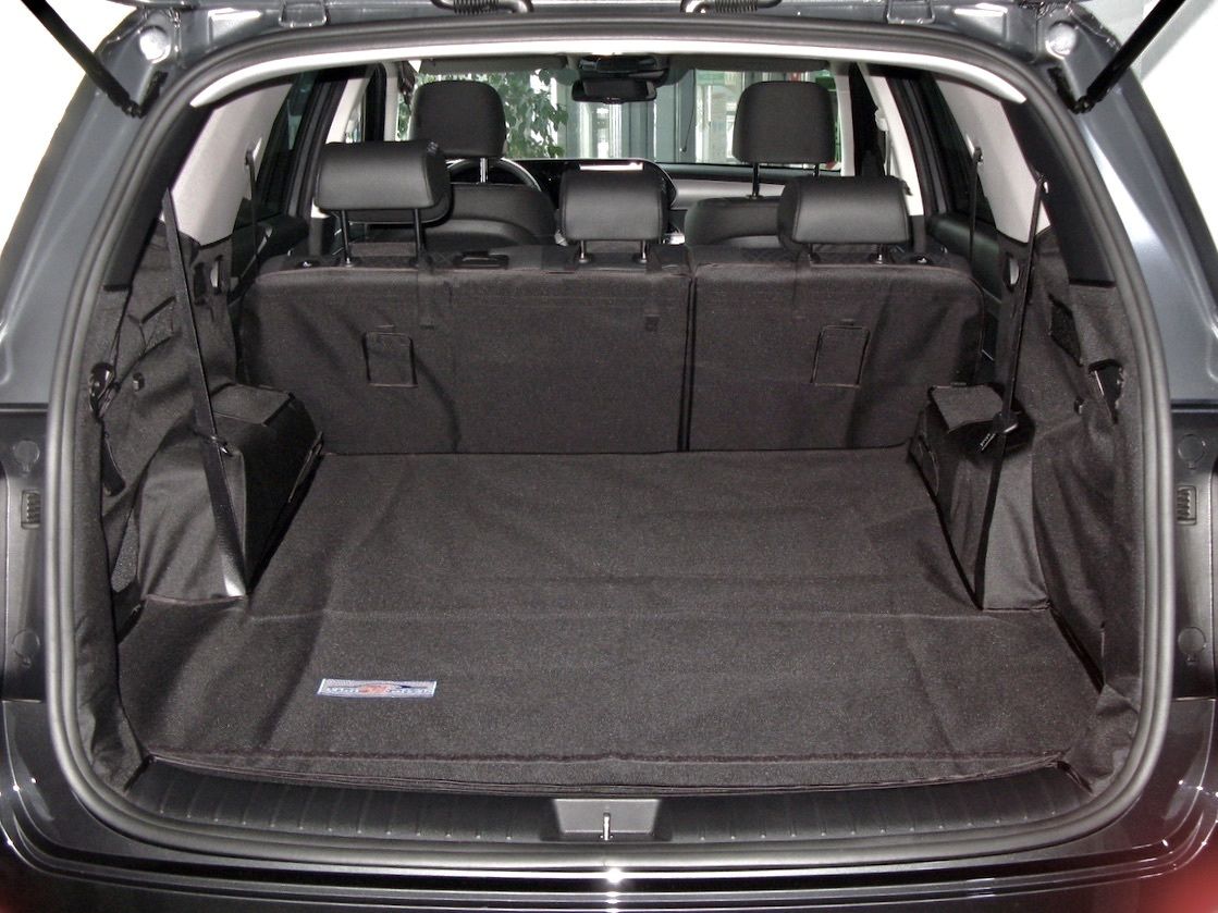 Защитный чехол AUTOSMSTUDIO "Maxi" в багажник автомобиля для Hyundai Palisade (7 мест) 11.2018-2026, черный. Артикул TP-HPL-H11-MAXI-BL