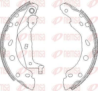Тормозные колодки Remsa задние для Smart Fortwo I (W450) 1998-2007. Артикул 4001.00