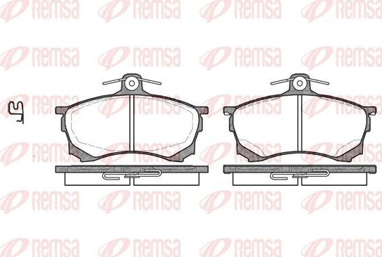 Тормозные колодки Remsa. Артикул 0582.00