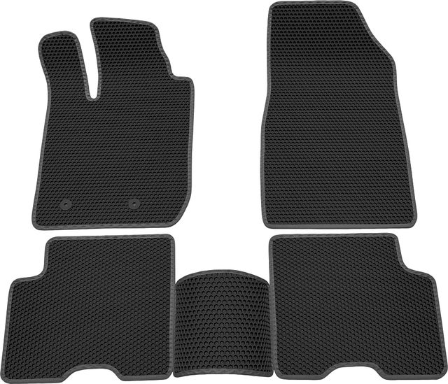 Коврики Rezkon EVA Соты для салона Renault Arkana I 2019-2026 Серый кант. Артикул 9129040102