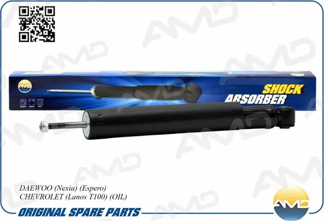 Амортизатор задний масляный Daewoo Nexia/Espero/Chevrolet Lanos (AMD). Артикул AMDSA312