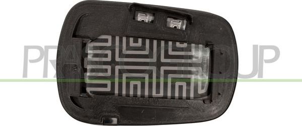 Зеркальное стекло бокового зеркала Prasco левое для Ford Fiesta V 2001-2005. Артикул FD3407514
