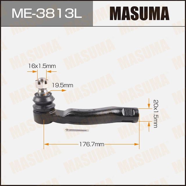 Наконечник рулевой тяги Masuma. Артикул ME-3813L