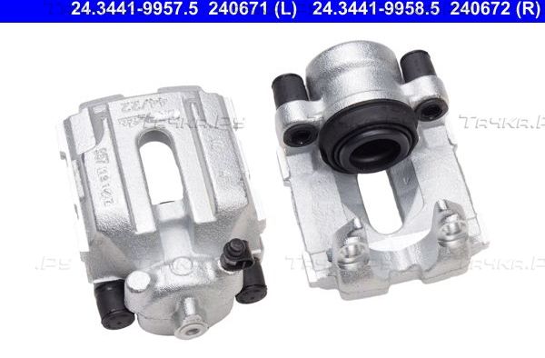 Тормозной суппорт ATE задний правый для BMW 3 V (E90/E91/E92/E93) 2004-2013. Артикул 24.3441-9958.5