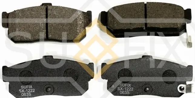 Колодки колодки дисковые задние правые/левые NISSAN ALMERA I (N15) 1995-2000 (Sufix). Артикул SX1222
