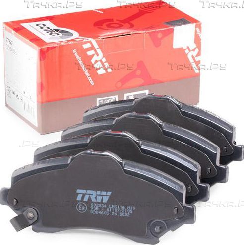 Тормозные колодки TRW COTEC передние для Jeep Cherokee III (KJ) 2003-2008. Артикул GDB4605