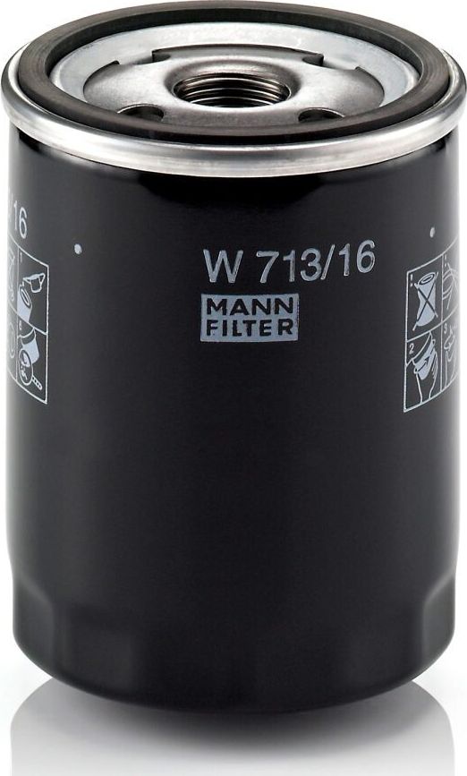 Масляный фильтр Mann-Filter. Артикул W 713/16