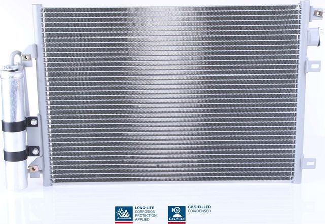 Радиатор кондиционера (конденсатор) Nissens (алюминий) для Renault Symbol ll 2008-2014. Артикул 94439