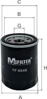 Масляный фильтр MFilter. Артикул TF 6546