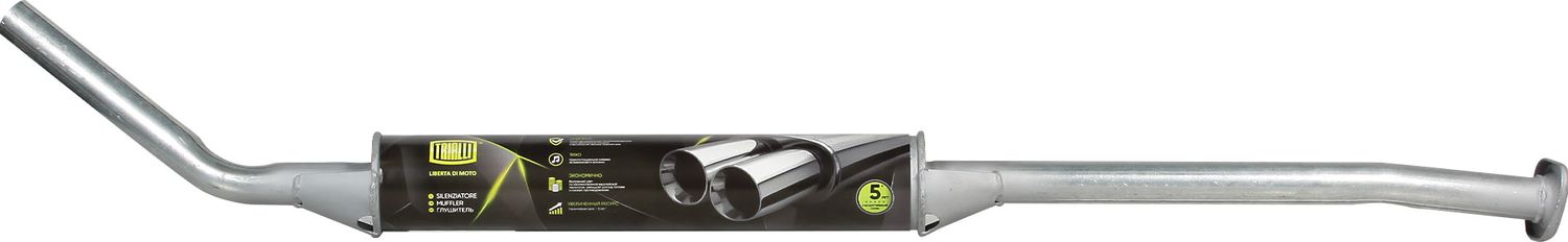 Глушитель (средняя часть) Trialli. Артикул EAM 0138